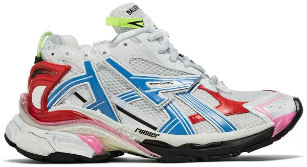 Runner Sneaker 'White Red Blue Pink'