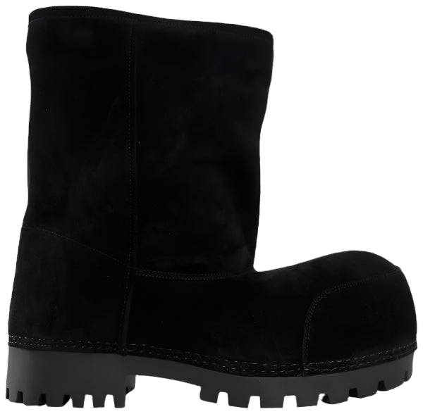 Alaska Fur Low Boot 'Black'