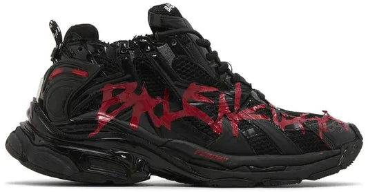 Runner Sneaker 'Graffiti - Black Red' 2023