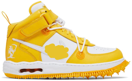 OW Air Force 1 Mid SP Leather Varsity Maize