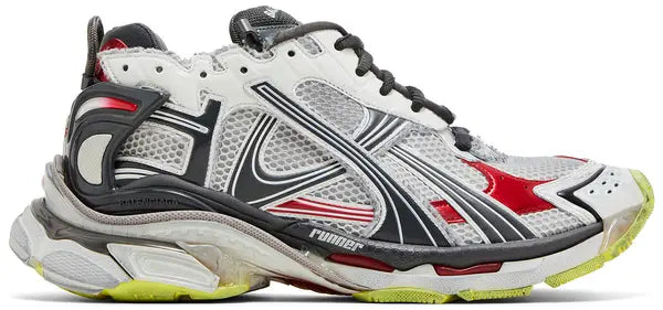 Runner Sneaker 'Black White Red Fluo Yellow'