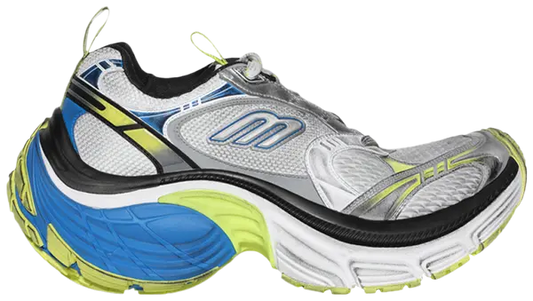 BB 10XL Sneaker Worn-Out - White Fluo Yellow Blue'