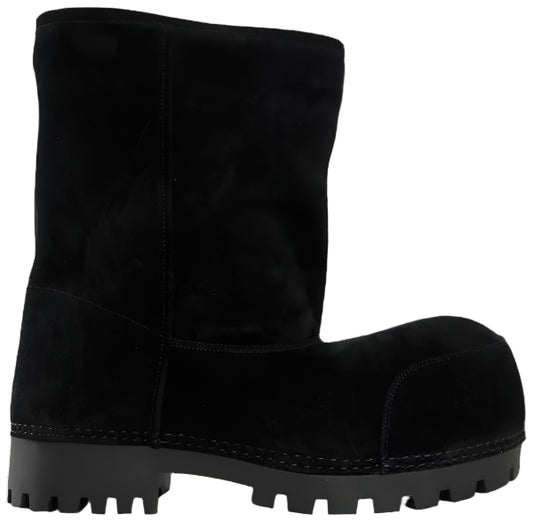 Alaska Fur Low Boot 'Black'