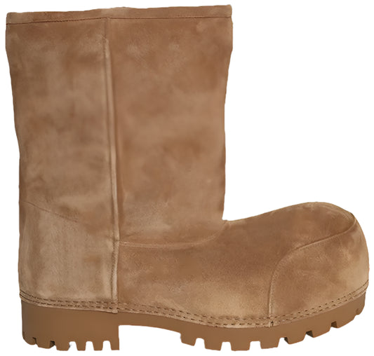 Alaska Fur Low Boot 'Brown'